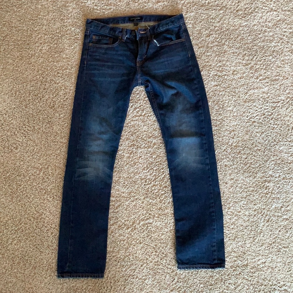 Banana republic dark blue jeans